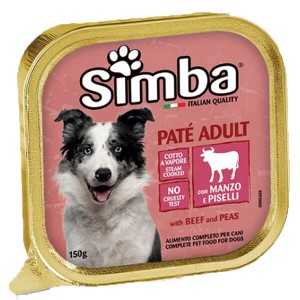 SIMBA ΣΚΥΛΟΤΡΟΦΗ PATE 150gr - (ΒΟΔΙΝΟ-ΑΡΑΚΑ)