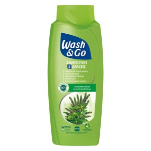 WASH & GO SHAMPOO 650ml - (OILY)