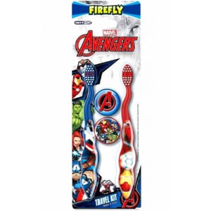 ΟΔΟΝΤΟΒΟΥΡΤΣΑ ΠΑΙΔΙΚΗ ΜΕ ΚΑΠΑΚΙ 2τεμ. - (AVENGERS)