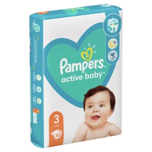 PAMPERS ACTIVE BABY No3 (82τεμ.) (6-10kg)