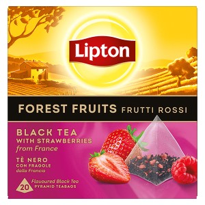 LIPTON ΜΑΥΡΟ ΤΣΑΙ ΠΥΡΑΜΙΔΑ (20x1,7gr) - (ΦΡΟΥΤΑ ΤΟΥ ΔΑΣΟΥΣ)