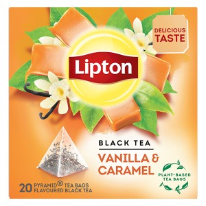 LIPTON ΜΑΥΡΟ ΤΣΑΙ ΠΥΡΑΜΙΔΑ (20x1,7gr) - (ΚΑΡΑΜΕΛΑ & ΒΑΝΙΛΙΑ)