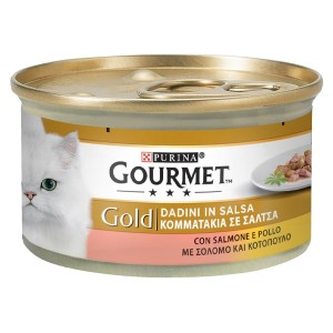 GOURMET GOLD ΓΑΤΟΤΡΟΦΗ 85gr - (ΣΟΛΟΜΟ-ΚΟΤΟΠΟΥΛΟ) (ΣΕ ΣΑΛΤΣΑ)