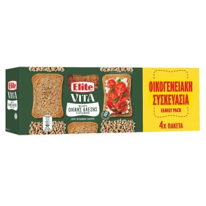 ELITE ΦΡΥΓΑΝΙΑ ΟΛΙΚΗΣ ΑΛΕΣΗΣ 360gr  FAMILY PACK