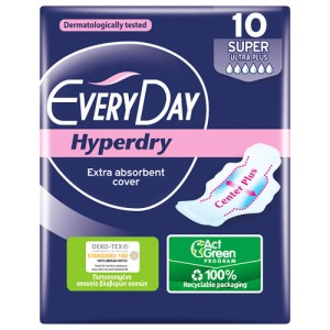 EVERYDAY HYPERDRY ΣΕΡΒΙΕΤΕΣ 10τεμ. - (SUPER ULTRA PLUS) (1807)
