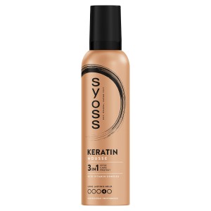 SYOSS MOUSSE 250ml - (KERATIN/ΧΡΥΣΟ)