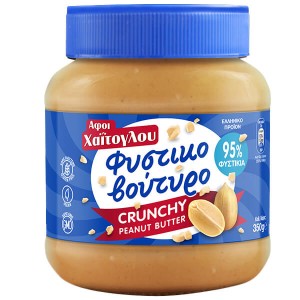 ΧΑΙΤΟΓΛΟΥ ΦΥΣΤΙΚΟΒΟΥΤΥΡΟ ΧΩΡΙΣ ΓΛΟΥΤΕΝΗ 350gr. - (CRUNCHY)