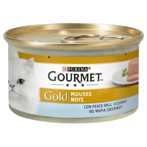 GOURMET GOLD ΓΑΤΟΤΡΟΦΗ 85gr - (ΨΑΡΙΑ ΩΚΕΑΝΟΥ) (MOUSSE)