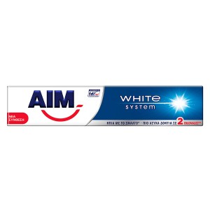 AIM WHITE SYSTEM 75ml (ΟΔΟΝΤΟΚΡΕΜΑ)