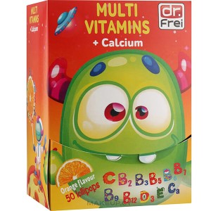 DR. FREI ΓΛΕΙΦΙΤΖΟΥΡΙ ΜΕ ΒΙΤΑΜΙΝΕΣ (50τεμ.) - (ΠΟΡΤΟΚΑΛΙ)