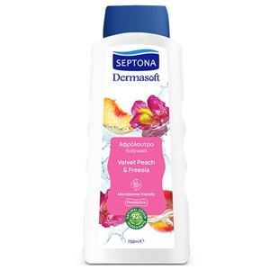 SEPTONA DERMASOFT ΑΦΡΟΛΟΥΤΡΟ PEACH & FREESIA 750ml