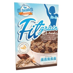 MR.BREAKFAST ΔΗΜΗΤΡΙΑΚΑ 375gr. - (FITGRAIN ΜΑΥΡΗ ΣΟΚΟΛΑΤΑ)