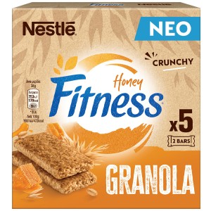 NESTLE BARS FITNESS 38gr. - (GRANOLA HONEY) (5τεμ)