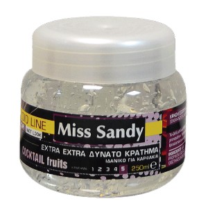MISS SANDY GEL 250ml - (EXTRA ΔΥΝΑΤΟ ΚΡΑΤΗΜΑ) (ΔΙΑΦΑΝΕΣ)