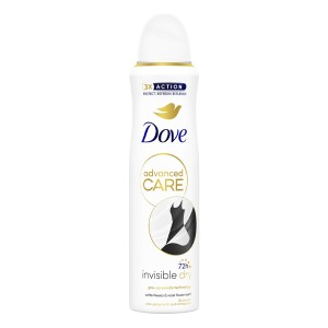 DOVE DEO SPRAY ADVANCED 150ml - (INVISIBLE)