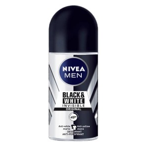 NIVEA ROLL-ON MEN 50ml - (B & W) (CLEAR INVISIBLE) (48H)